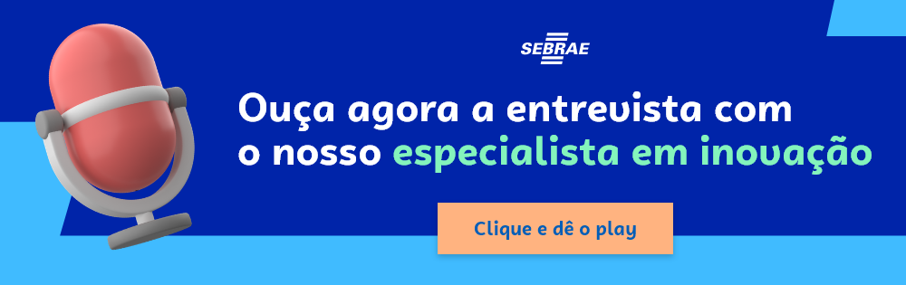 banner para podcast com especialista em inovação